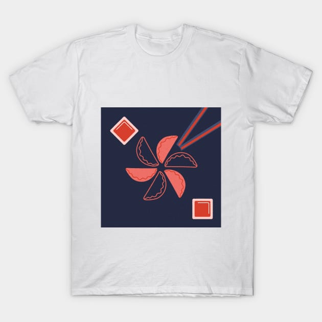 Dumplings and Soy Sauce T-Shirt by Khannoli